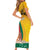 Personalized Lithuania Independence Restoration Day Family Matching Short Sleeve Bodycon Dress and Hawaiian Shirt Gediminas Tower Flag Style