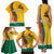 Personalized Lithuania Independence Restoration Day Family Matching Tank Maxi Dress and Hawaiian Shirt Gediminas Tower Flag Style