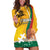 Personalized Lithuania Independence Restoration Day Hoodie Dress Gediminas Tower Flag Style