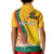 Personalized Lithuania Independence Restoration Day Kid Polo Shirt Gediminas Tower Flag Style