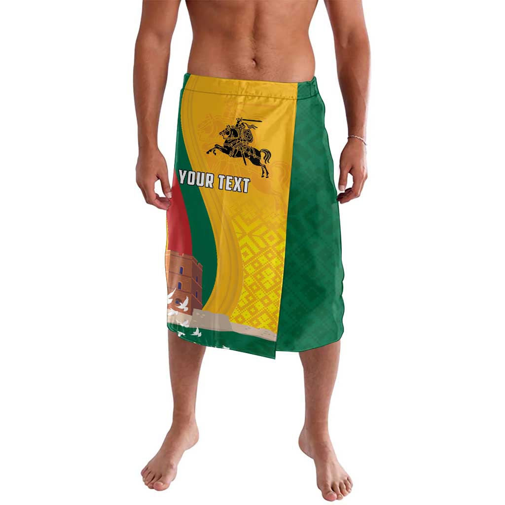 Personalized Lithuania Independence Restoration Day Lavalava Gediminas Tower Flag Style