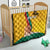 Personalized Lithuania Independence Restoration Day Quilt Gediminas Tower Flag Style