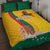 Personalized Lithuania Independence Restoration Day Quilt Bed Set Gediminas Tower Flag Style