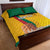 Personalized Lithuania Independence Restoration Day Quilt Bed Set Gediminas Tower Flag Style