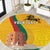 Personalized Lithuania Independence Restoration Day Round Carpet Gediminas Tower Flag Style