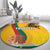 Personalized Lithuania Independence Restoration Day Round Carpet Gediminas Tower Flag Style