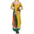 Personalized Lithuania Independence Restoration Day Summer Maxi Dress Gediminas Tower Flag Style