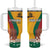 Personalized Lithuania Independence Restoration Day Tumbler With Handle Gediminas Tower Flag Style