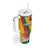 Personalized Lithuania Independence Restoration Day Tumbler With Handle Gediminas Tower Flag Style