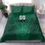 Custom Lithuania Football Bedding Set Vytis Lithuanian Lietuva Green Version