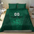 Custom Lithuania Football Bedding Set Vytis Lithuanian Lietuva Green Version