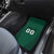 Custom Lithuania Football Car Mats Vytis Lithuanian Lietuva Green Version