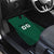 Custom Lithuania Football Car Mats Vytis Lithuanian Lietuva Green Version