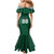 Custom Lithuania Football Family Matching Mermaid Dress and Hawaiian Shirt Vytis Lithuanian Lietuva Green Version