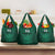 Custom Lithuania Football Grocery Bag Vytis Lithuanian Lietuva Green Version