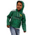 Custom Lithuania Football Kid Hoodie Vytis Lithuanian Lietuva Green Version