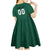 Custom Lithuania Football Kid Short Sleeve Dress Vytis Lithuanian Lietuva Green Version