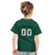 Custom Lithuania Football Kid T Shirt Vytis Lithuanian Lietuva Green Version