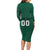 Custom Lithuania Football Long Sleeve Bodycon Dress Vytis Lithuanian Lietuva Green Version