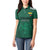 Custom Lithuania Football Women Polo Shirt Vytis Lithuanian Lietuva Green Version