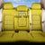 Custom Lithuania Football Back Car Seat Cover Vytis Lithuanian Lietuva Yellow Version