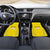 Custom Lithuania Football Car Mats Vytis Lithuanian Lietuva Yellow Version