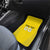 Custom Lithuania Football Car Mats Vytis Lithuanian Lietuva Yellow Version