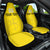 Custom Lithuania Football Car Seat Cover Vytis Lithuanian Lietuva Yellow Version