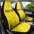 Custom Lithuania Football Car Seat Cover Vytis Lithuanian Lietuva Yellow Version