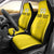 Custom Lithuania Football Car Seat Cover Vytis Lithuanian Lietuva Yellow Version