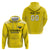 Custom Lithuania Football Hoodie Vytis Lithuanian Lietuva Yellow Version