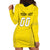 Custom Lithuania Football Hoodie Dress Vytis Lithuanian Lietuva Yellow Version