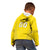 Custom Lithuania Football Kid Hoodie Vytis Lithuanian Lietuva Yellow Version