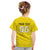 Custom Lithuania Football Kid T Shirt Vytis Lithuanian Lietuva Yellow Version