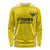 Custom Lithuania Football Long Sleeve Shirt Vytis Lithuanian Lietuva Yellow Version