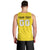 Custom Lithuania Football Men Tank Top Vytis Lithuanian Lietuva Yellow Version