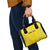 Custom Lithuania Football Shoulder Handbag Vytis Lithuanian Lietuva Yellow Version