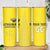 Custom Lithuania Fottball Skinny Tumbler Vytis Lithuanian Lietuva Yellow Version