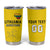 Custom Lithuania Fottball Tumbler Cup Vytis Lithuanian Lietuva Yellow Version