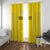 Custom Lithuania Football Window Curtain Vytis Lithuanian Lietuva Yellow Version