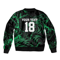 Custom Nigeria Football Bomber Jacket Super Eagles Power