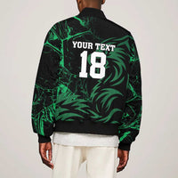 Custom Nigeria Football Bomber Jacket Super Eagles Power