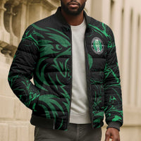 Custom Nigeria Football Bomber Puffer Jacket Super Eagles Power