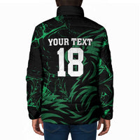 Custom Nigeria Football Padded Jacket Super Eagles Power