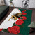 Bulgaria Lion Area Rug Folk Patterns With Rose