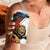 Bulgaria Lion 4 in 1 Can Cooler Tumbler Folk Patterns With Rose