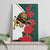 Bulgaria Lion Canvas Wall Art Folk Patterns With Rose