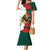 Bulgaria Lion Family Matching Mermaid Dress and Hawaiian Shirt Folk Patterns With Rose