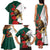 Bulgaria Lion Family Matching Tank Maxi Dress and Hawaiian Shirt Folk Patterns With Rose