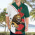 Bulgaria Lion Hawaiian Shirt Folk Patterns With Rose